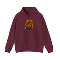 Origami Tiger Hoodie. Inner Power Instinct Sweatshirt
