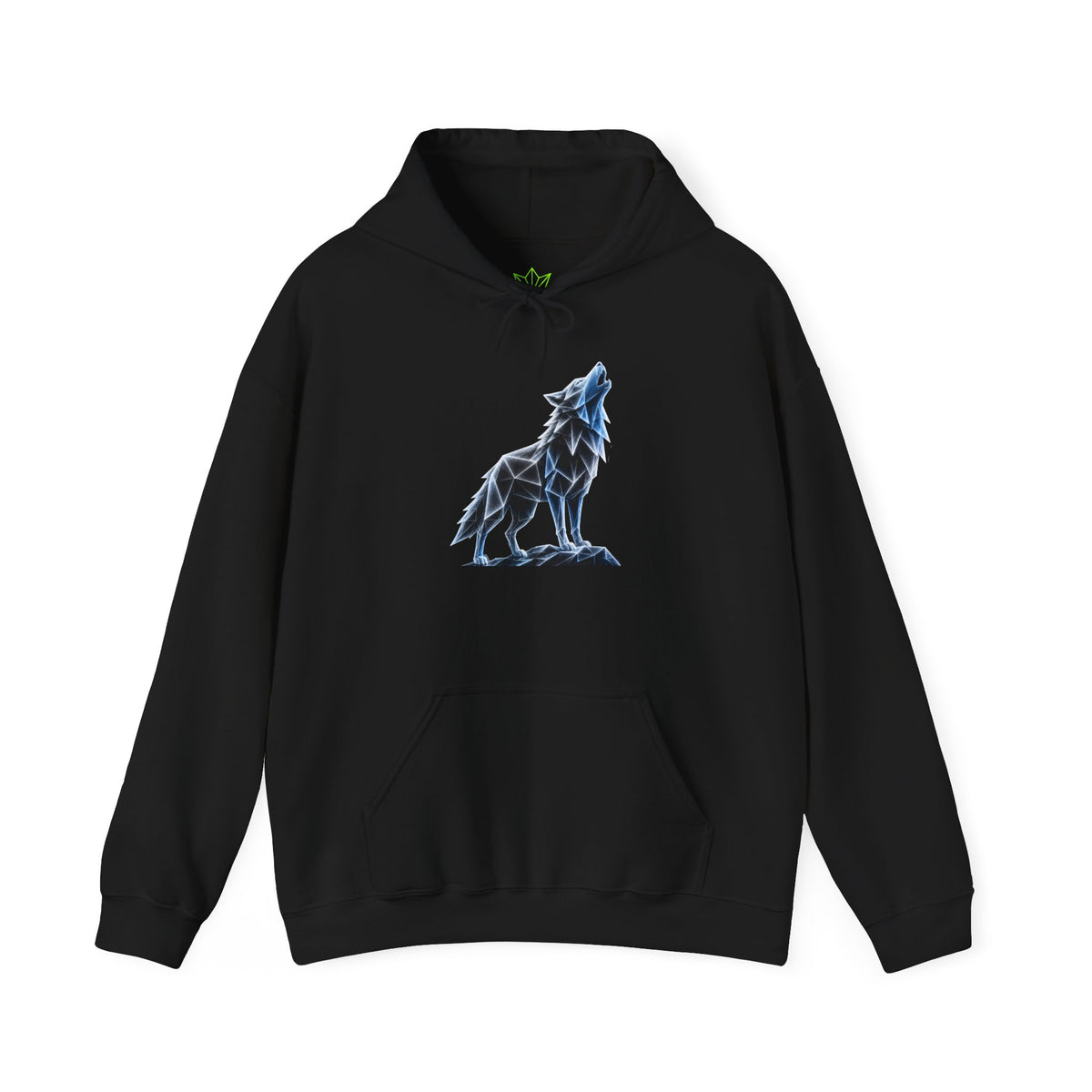 Origami Wolf Hoodie. Belonging Instinct Sweatshirt