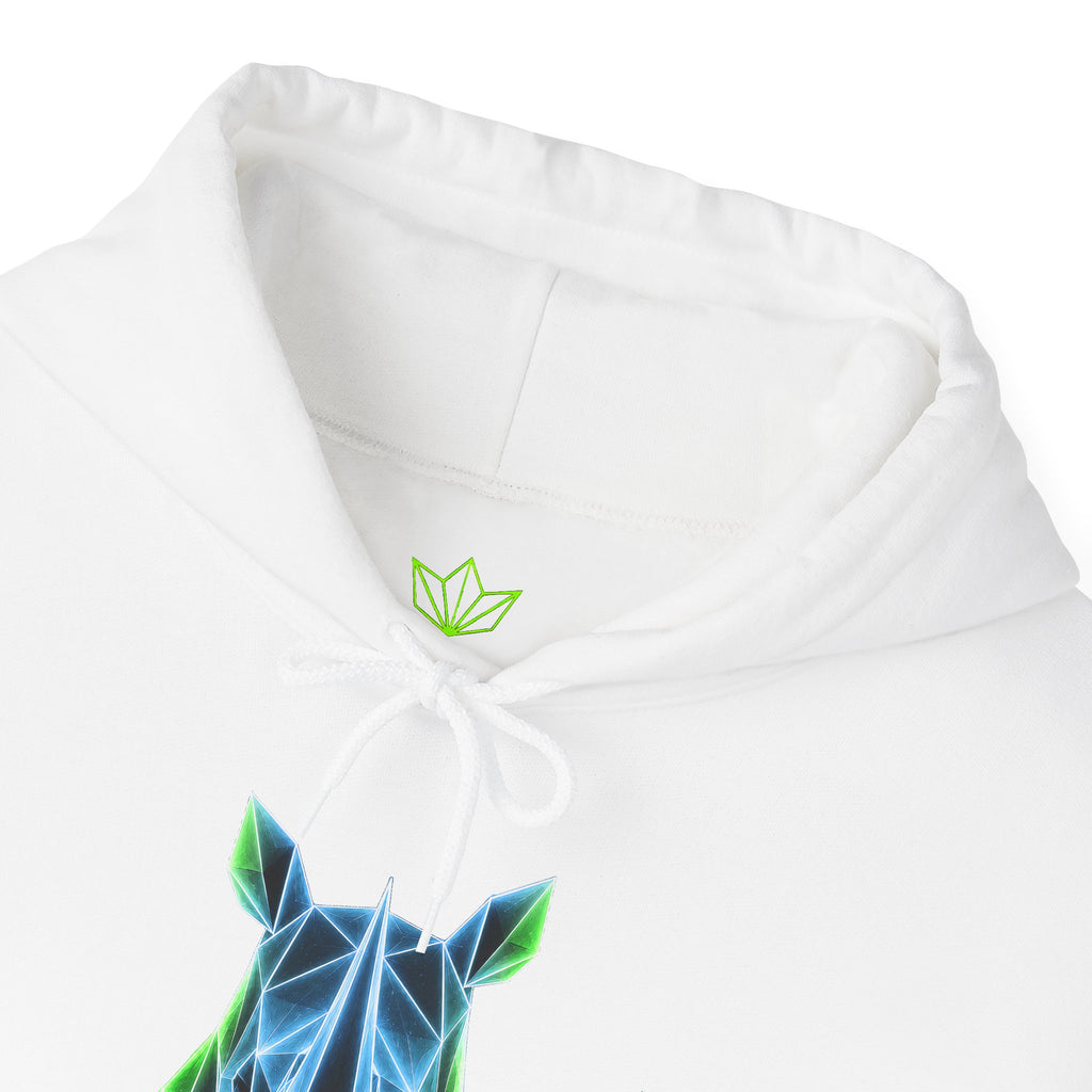 Origami Rhino Hoodie | Resilience Instinct Sweatshirt