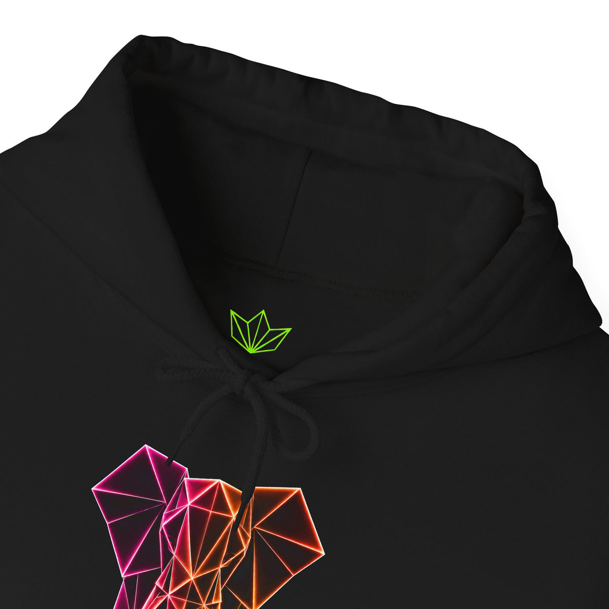 Origami Elephant Hoodie. Wisdom Instinct Sweatshirt