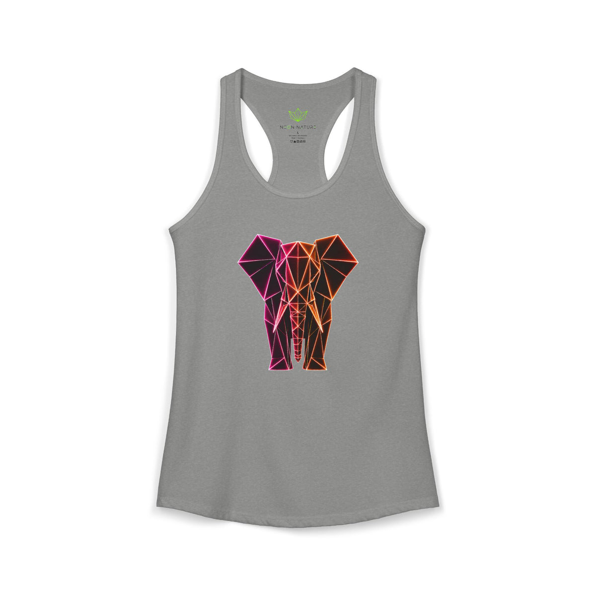 Origami Elephant Racerback Tank. Wisdom Instinct Tank