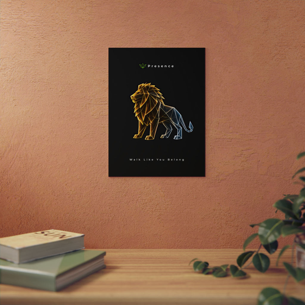 Presence - Walk Like You Belong Aluminum Panel | Modern Wildlife Decor
