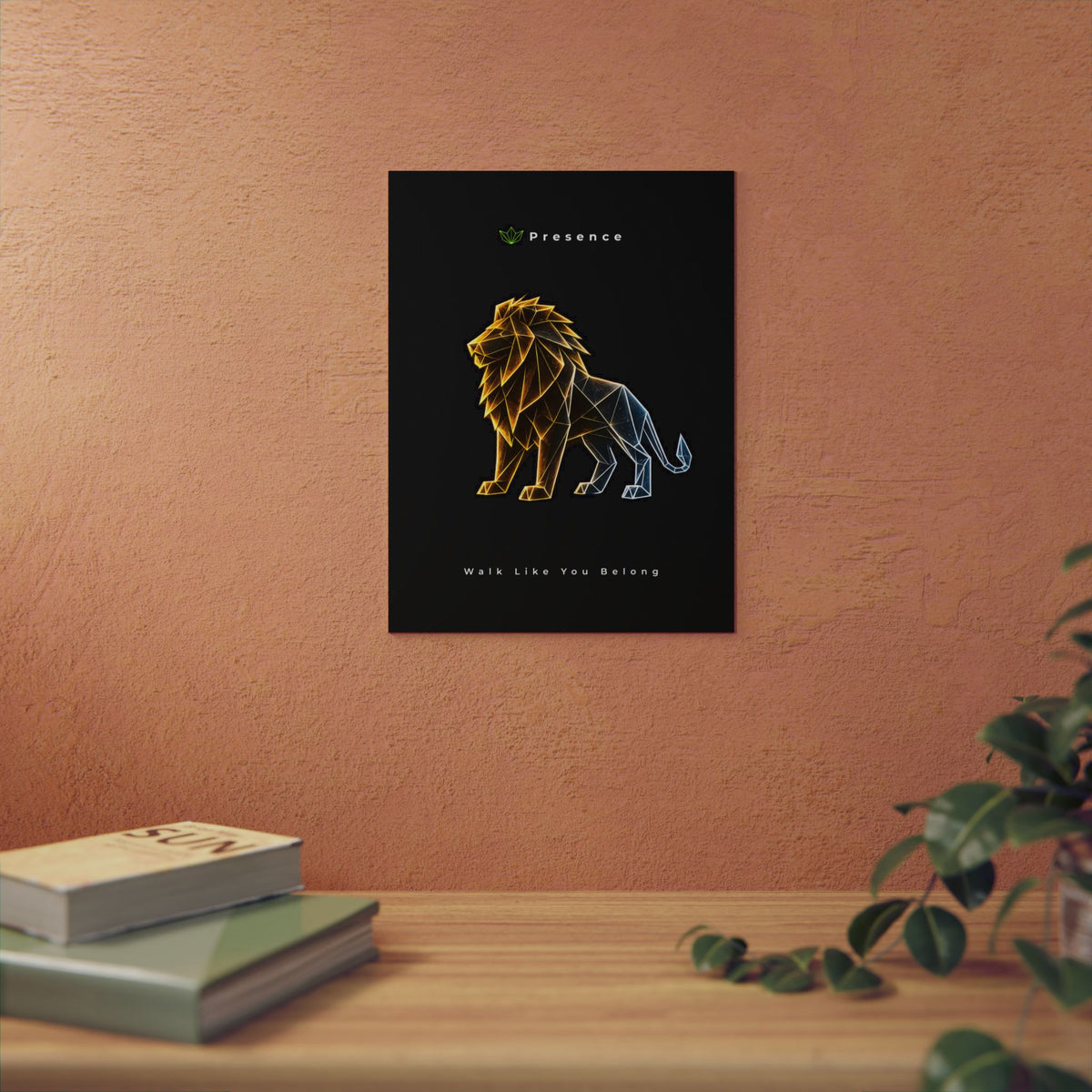 Presence - Walk Like You Belong Aluminum Panel | Modern Wildlife Decor