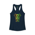 Origami Elephant Racerback Tank. Wisdom Instinct Tank