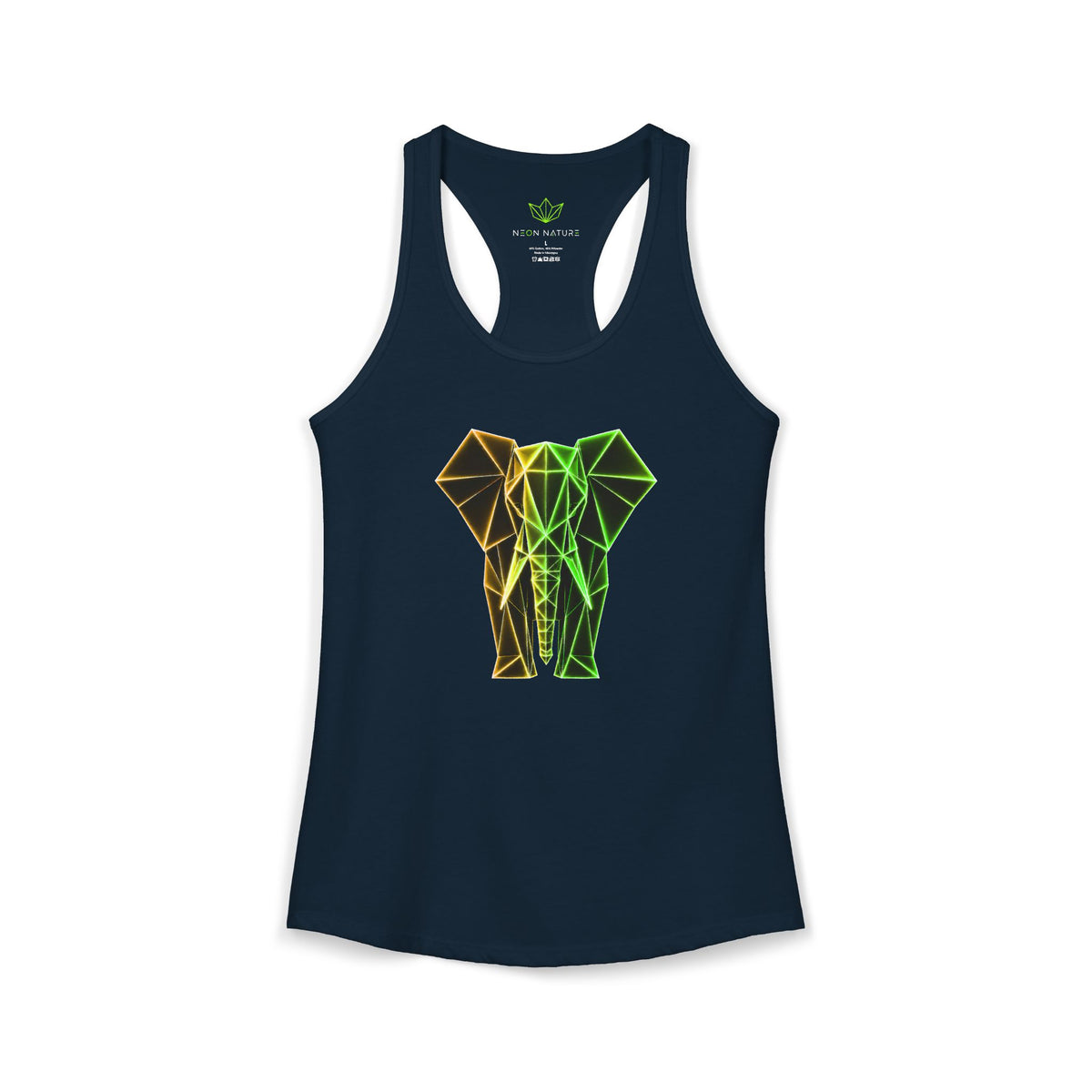 Origami Elephant Racerback Tank. Wisdom Instinct Tank