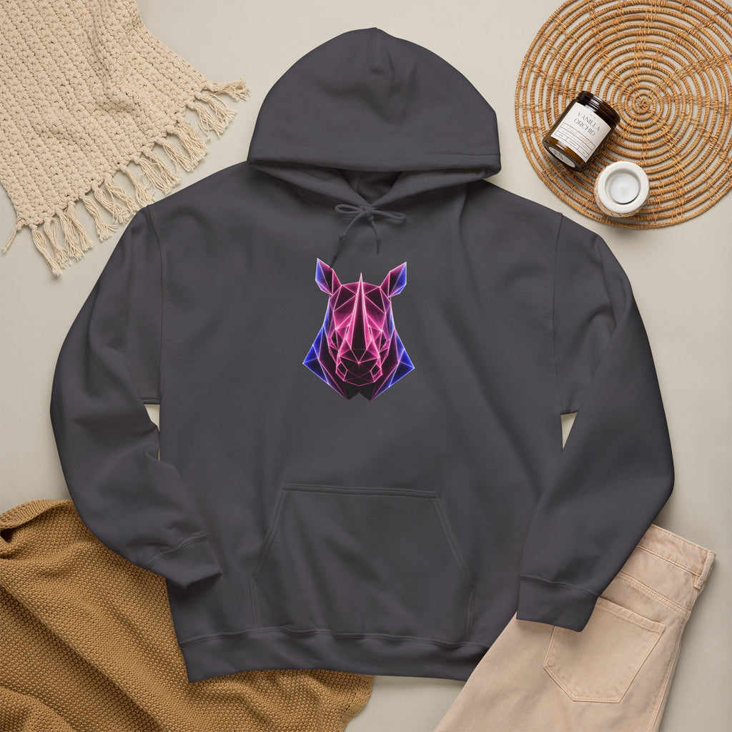 Origami Rhino Hoodie | Resilience Instinct Sweatshirt