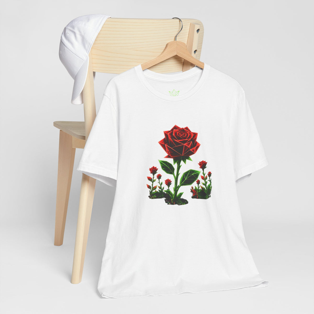 Origami Rose T-Shirt. Vulnerability Instinct Tee