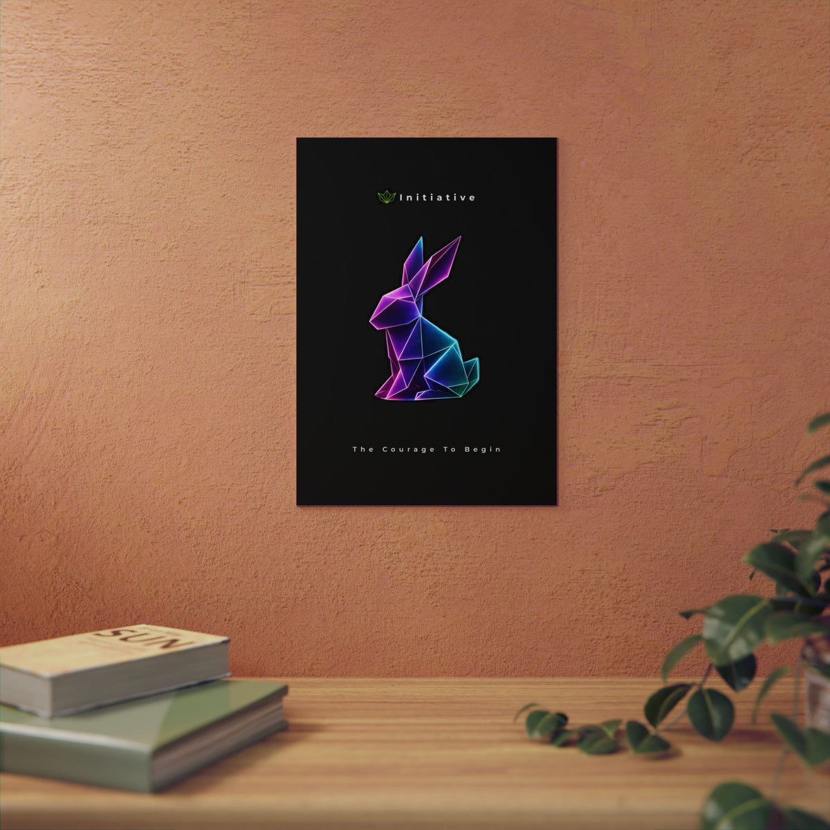 Initiative - The Courage To Begin Aluminum Composite Panel | Wall Art, Modern Decor