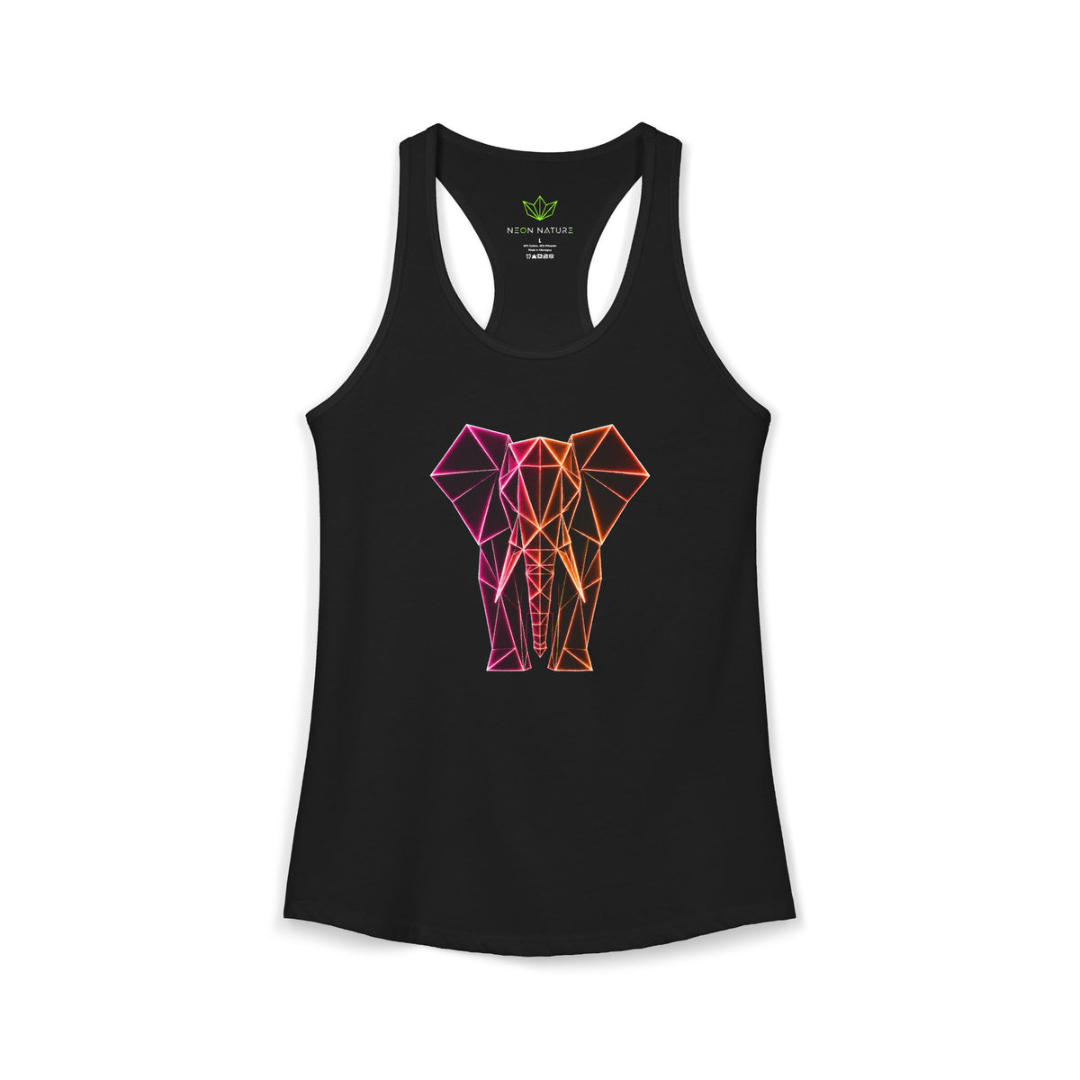 Origami Elephant Racerback Tank. Wisdom Instinct Tank