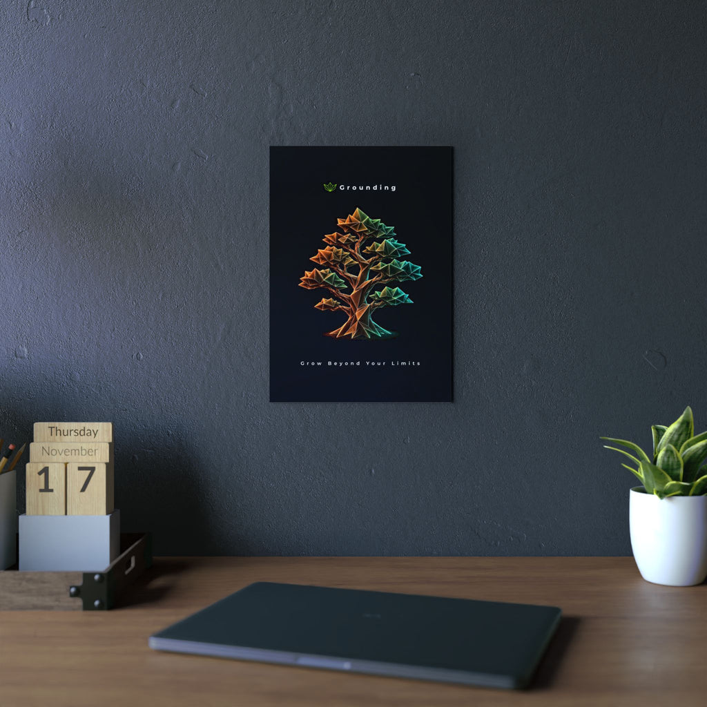 Grounding - Grow Beyond Your Limits Aluminum Composite Panel | Wall Art