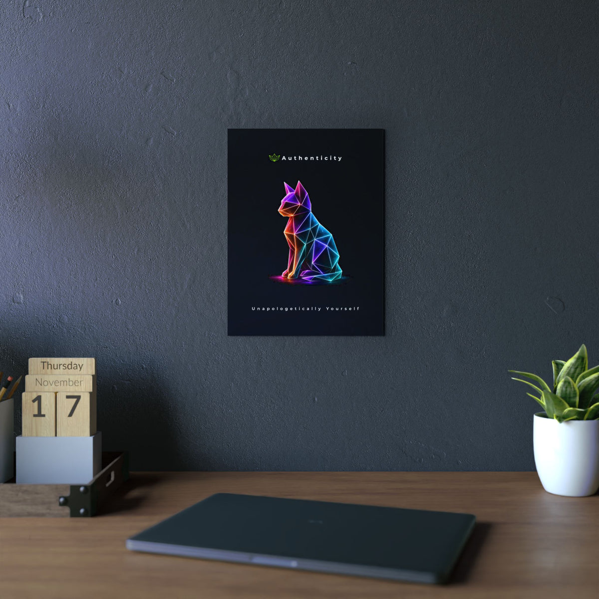 Authenticity - Unapologetically Yourself Panel | Authenticity Motivational Wall Art