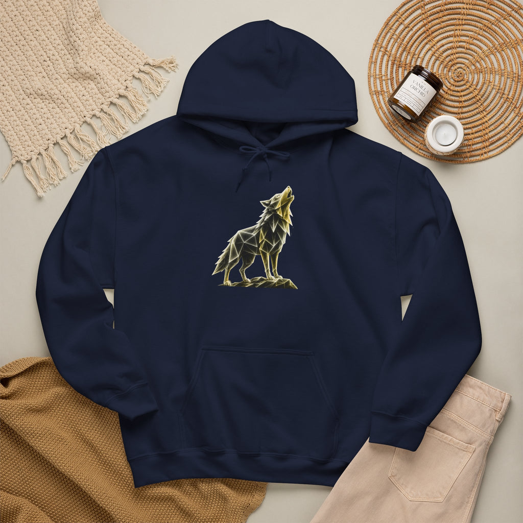 Origami Wolf Hoodie. Belonging Instinct Sweatshirt