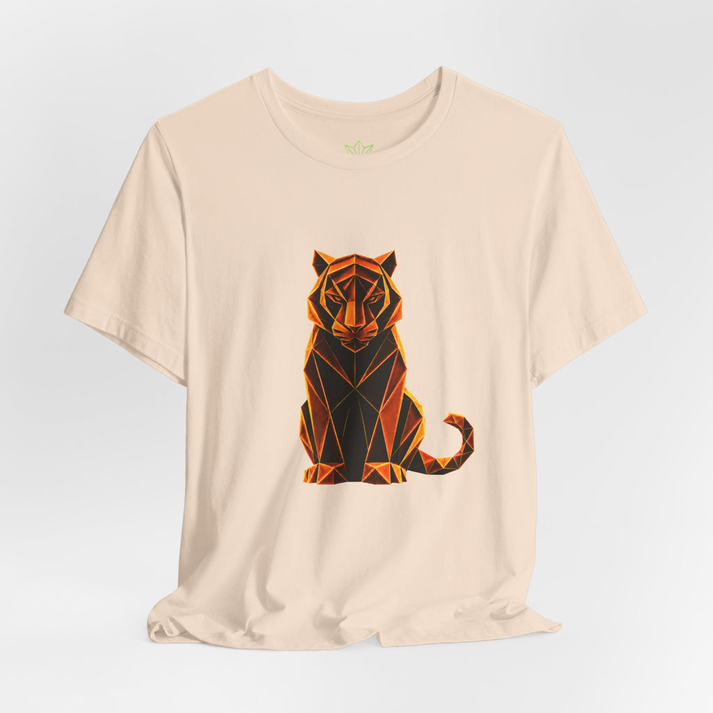 Origamy Tiger T-Shirt. Inner Power Instinct Tee