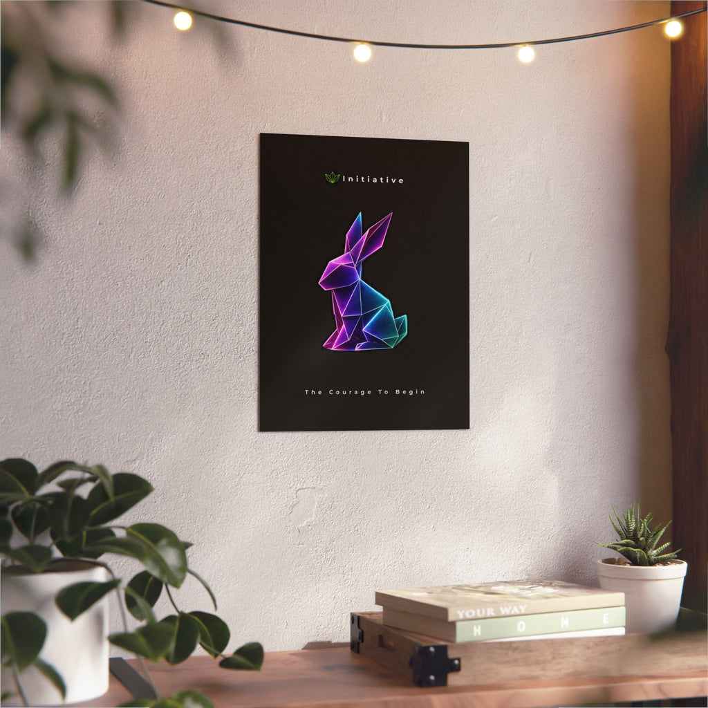 Initiative - The Courage To Begin Aluminum Composite Panel | Wall Art, Modern Decor