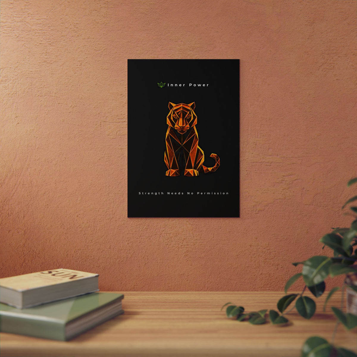 Inner Power - Strength Needs No Permission Art Aluminum Composite Panel | Inner Power Strength Wall Decor