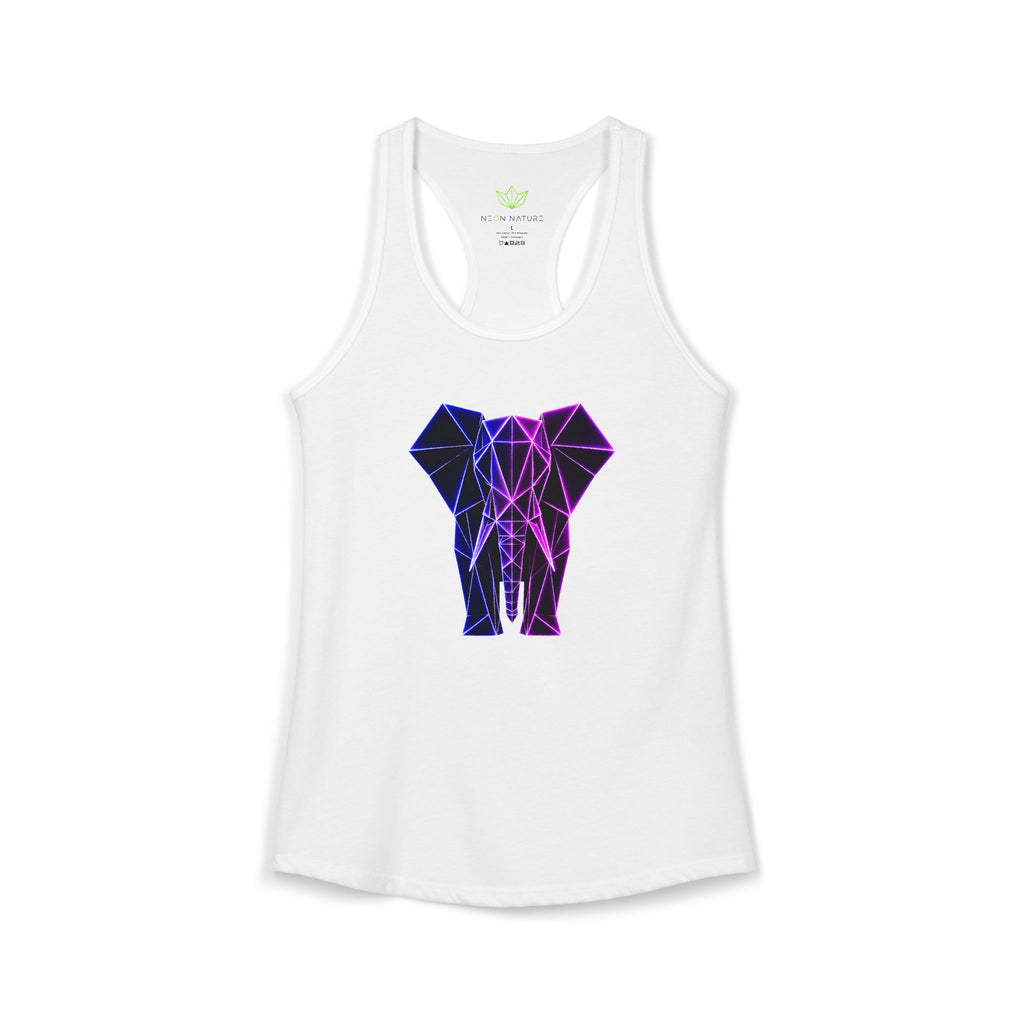 Origami Elephant Racerback Tank. Wisdom Instinct Tank