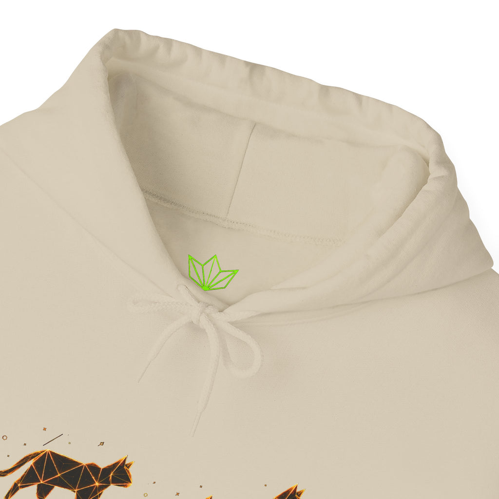 Origami Cat Trio Hoodie | Authenticity Instinct Hoodie