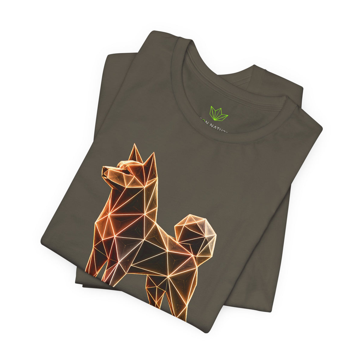 Origami Dog T-Shirt. Loyalty Instinct Tee