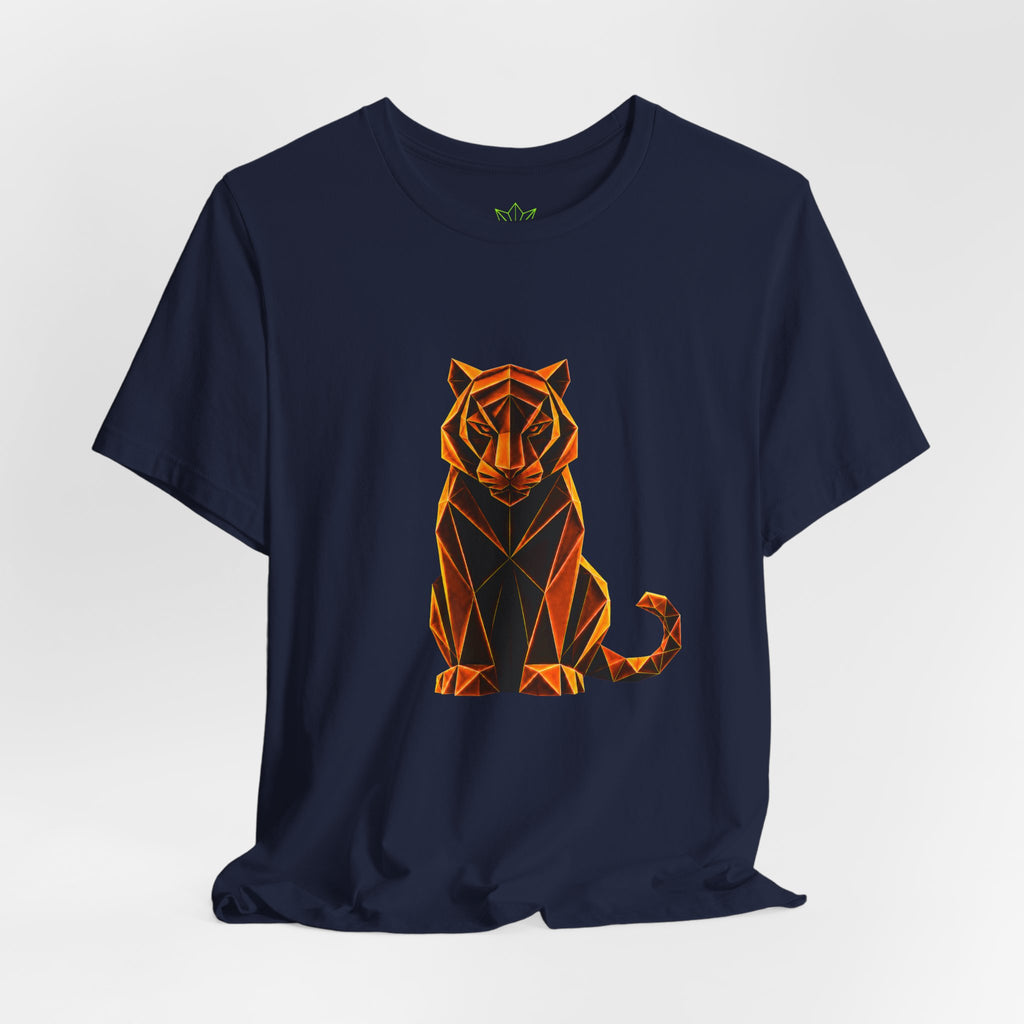 Origamy Tiger T-Shirt. Inner Power Instinct Tee