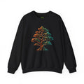Origami Tree Unisex Heavy Blend™ Crewneck Sweatshirt. Grounding Instinct Sweatshirt