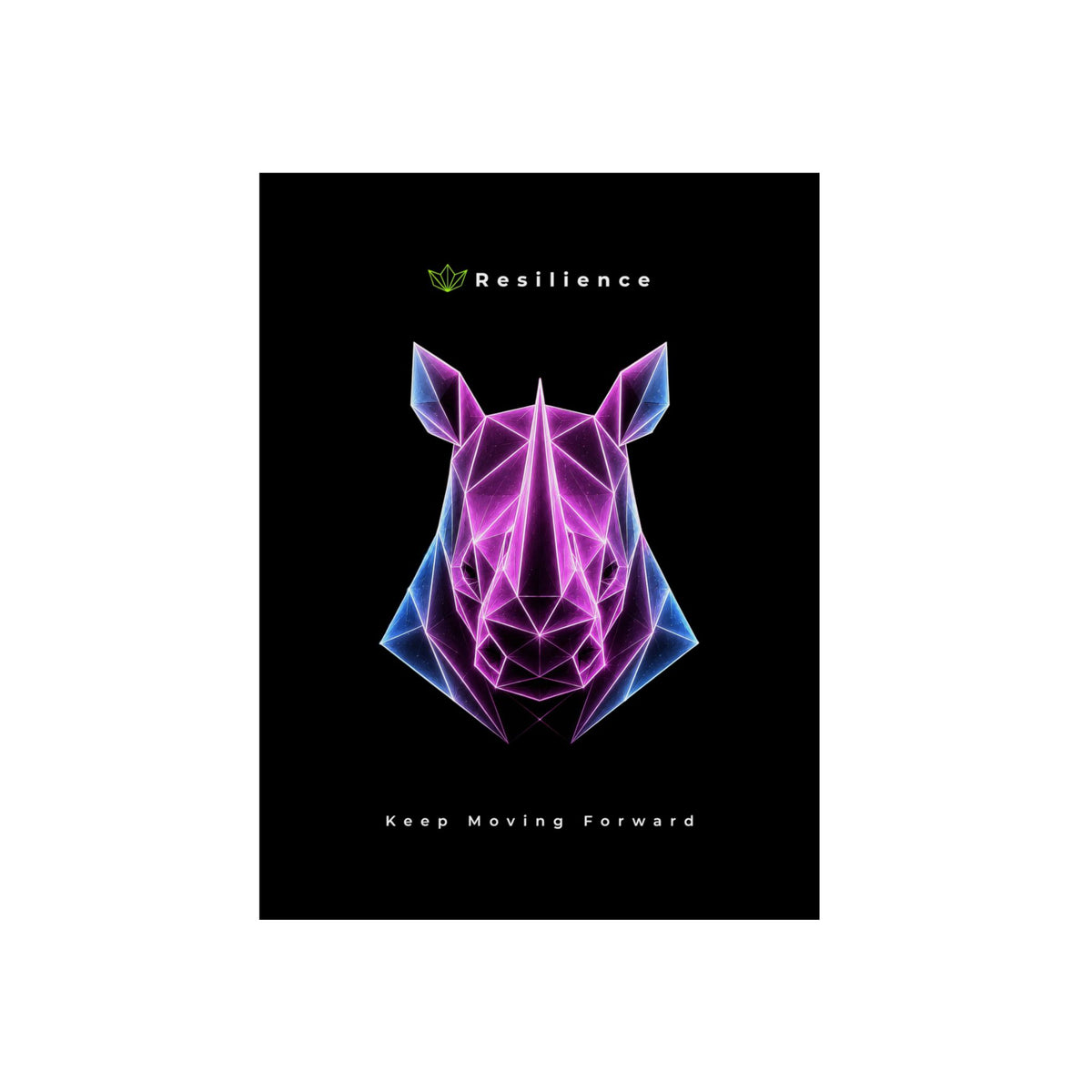 Resilience - Keep Moving Forward Aluminum Composite Panel | Resilience Wall Art