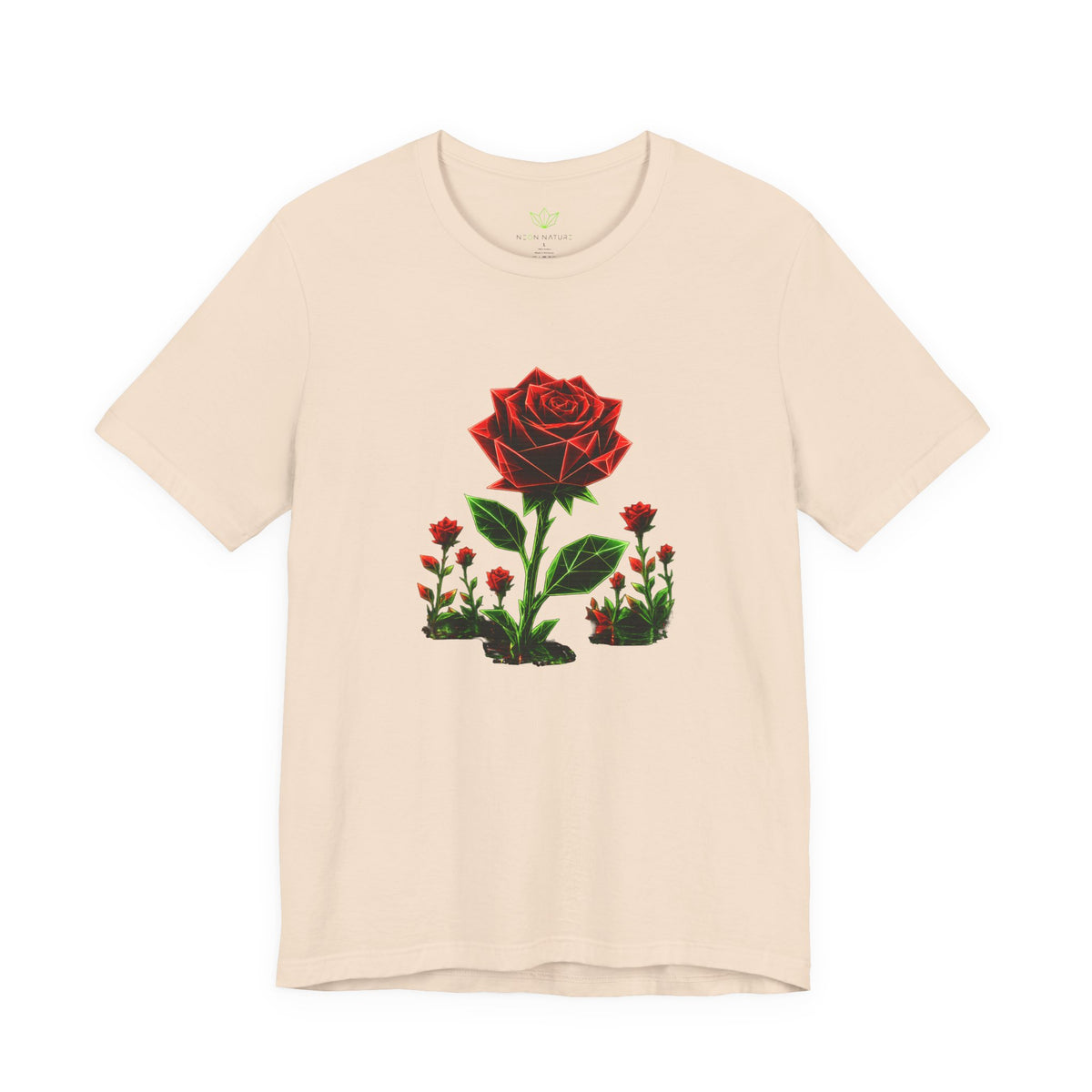 Origami Rose T-Shirt. Vulnerability Instinct Tee