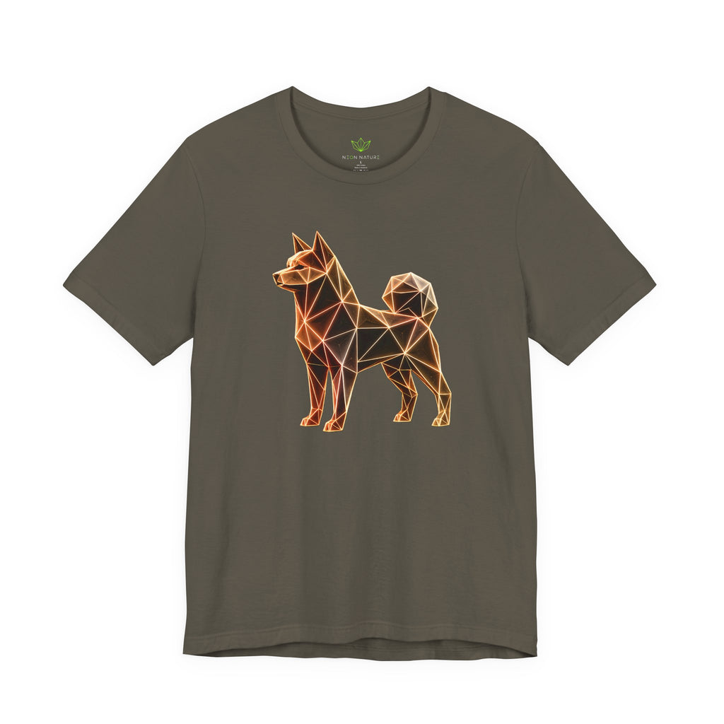 Origami Dog T-Shirt. Loyalty Instinct Tee