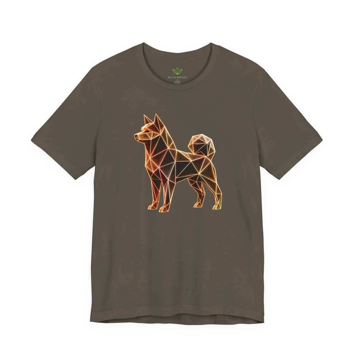 Origami Dog T-Shirt. Loyalty Instinct Tee