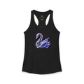 Origami Neon Swan Racerback Tank. Grace Instinct Tank