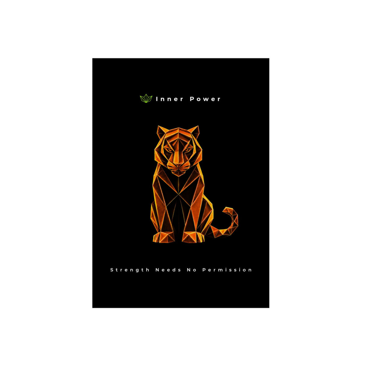Inner Power - Strength Needs No Permission Art Aluminum Composite Panel | Inner Power Strength Wall Decor