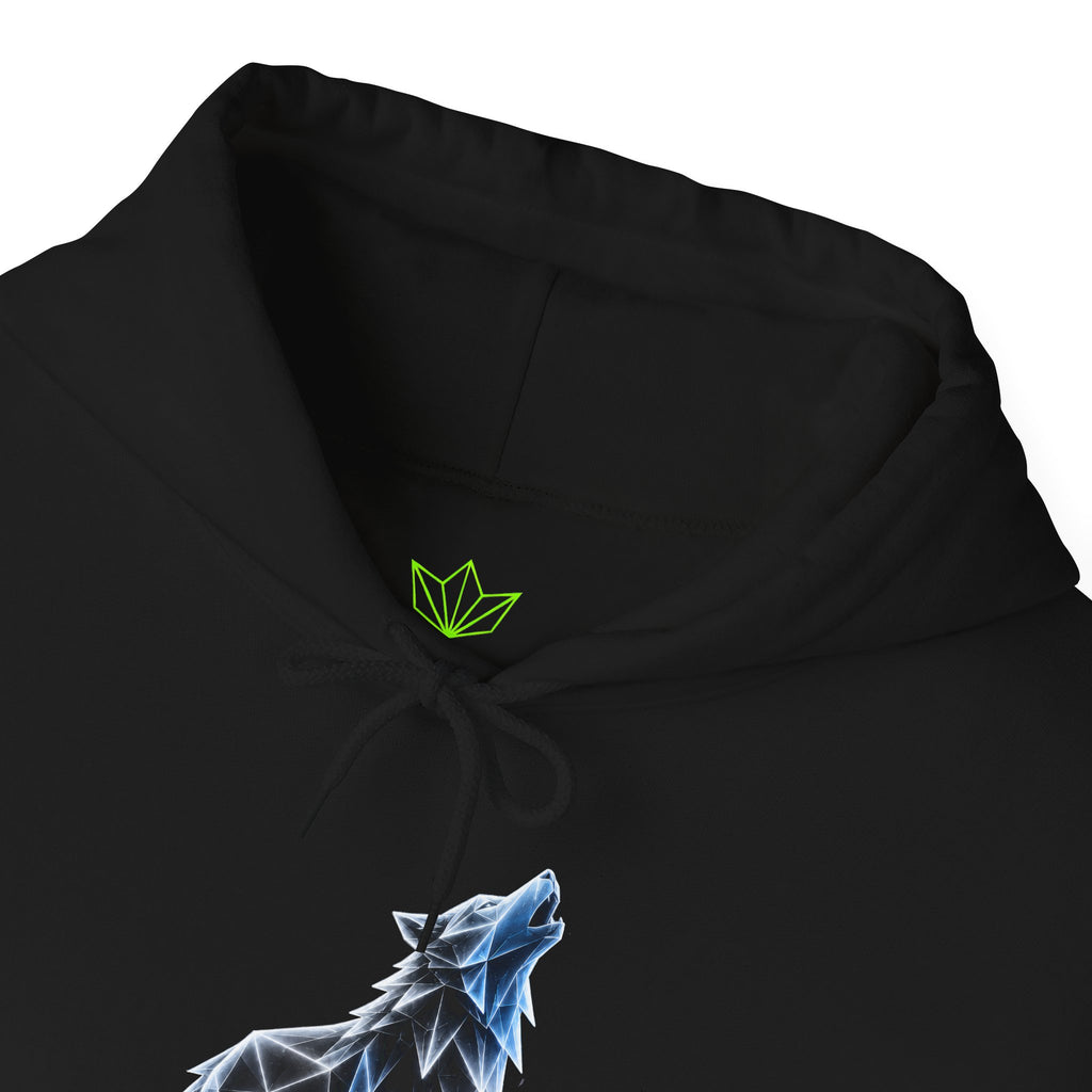 Origami Wolf Hoodie. Belonging Instinct Sweatshirt