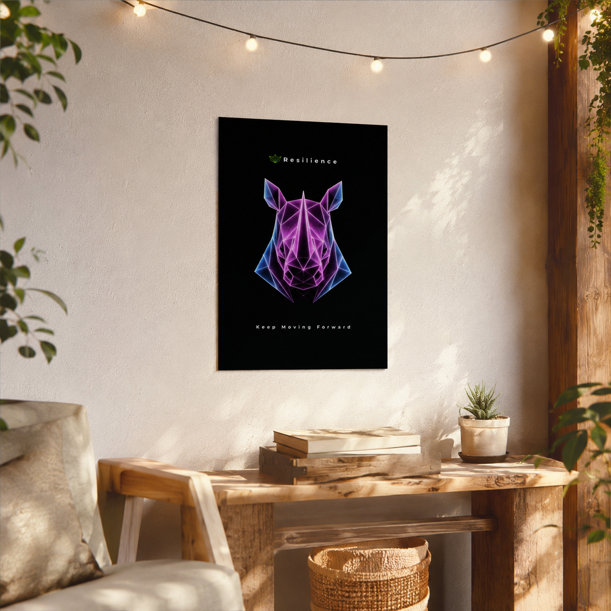 Resilience - Keep Moving Forward Aluminum Composite Panel | Resilience Wall Art