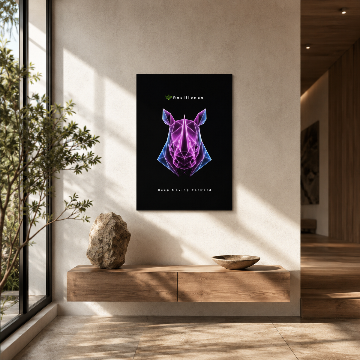Resilience - Keep Moving Forward Aluminum Composite Panel | Resilience Wall Art