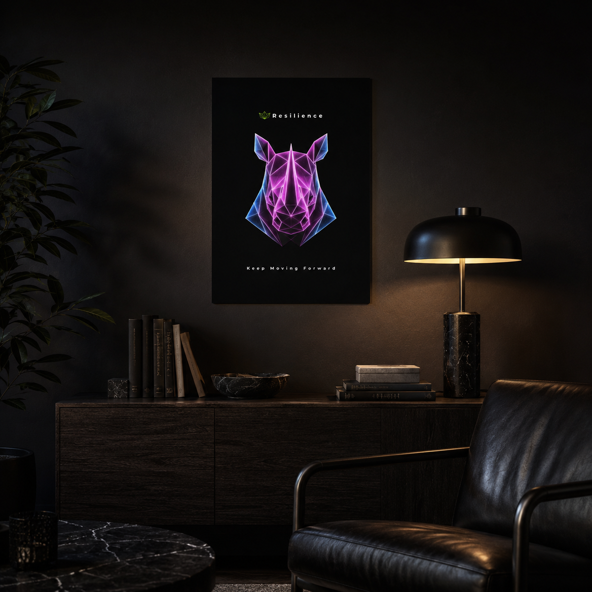 Resilience - Keep Moving Forward Aluminum Composite Panel | Resilience Wall Art