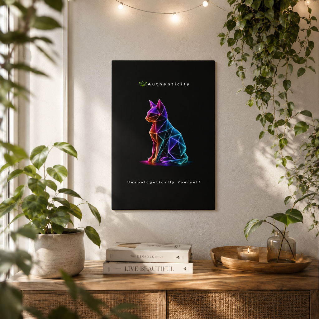 Authenticity - Unapologetically Yourself Panel | Authenticity Motivational Wall Art