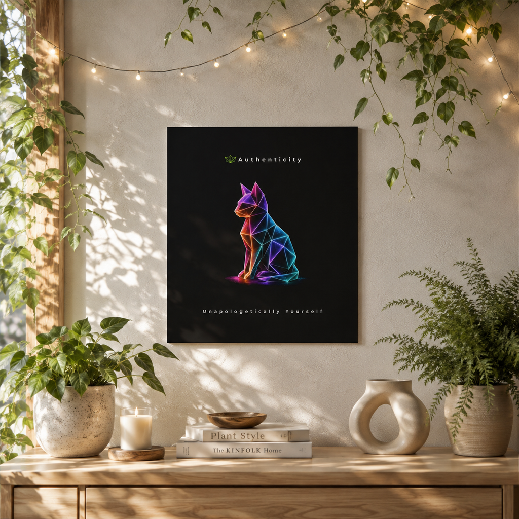 Authenticity - Unapologetically Yourself Panel | Authenticity Motivational Wall Art