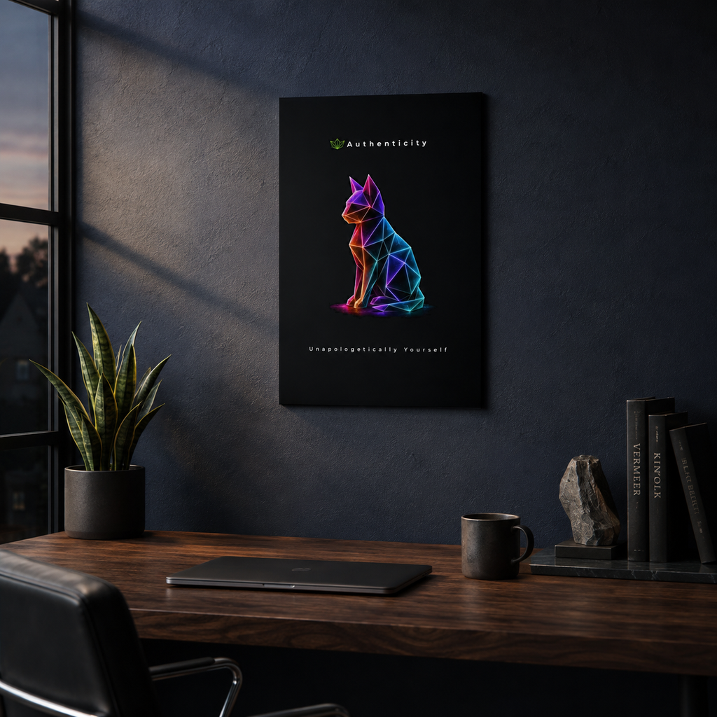 Authenticity - Unapologetically Yourself Panel | Authenticity Motivational Wall Art