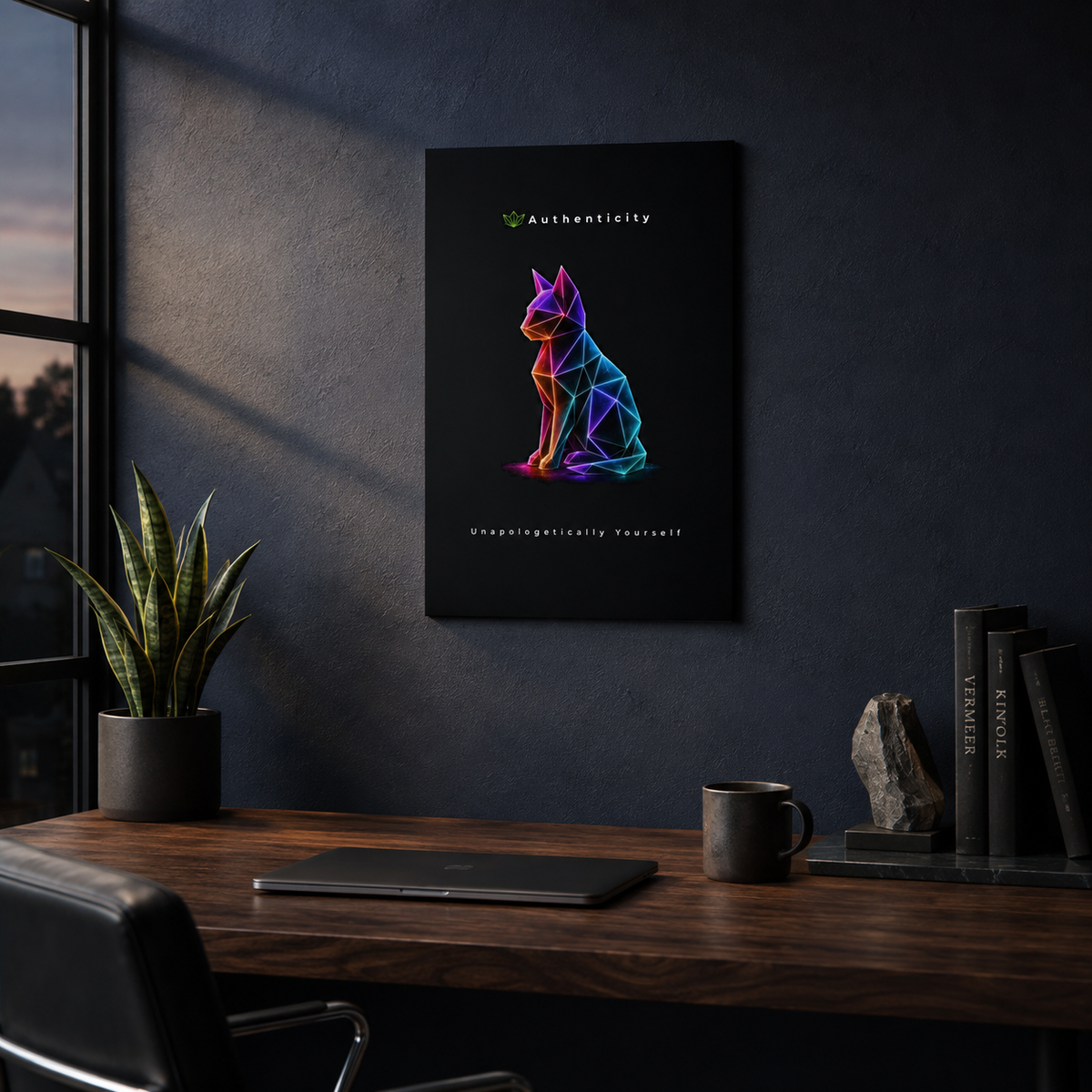 Authenticity - Unapologetically Yourself Panel | Authenticity Motivational Wall Art