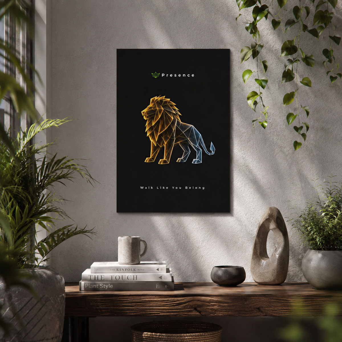 Presence - Walk Like You Belong Aluminum Panel | Modern Wildlife Decor