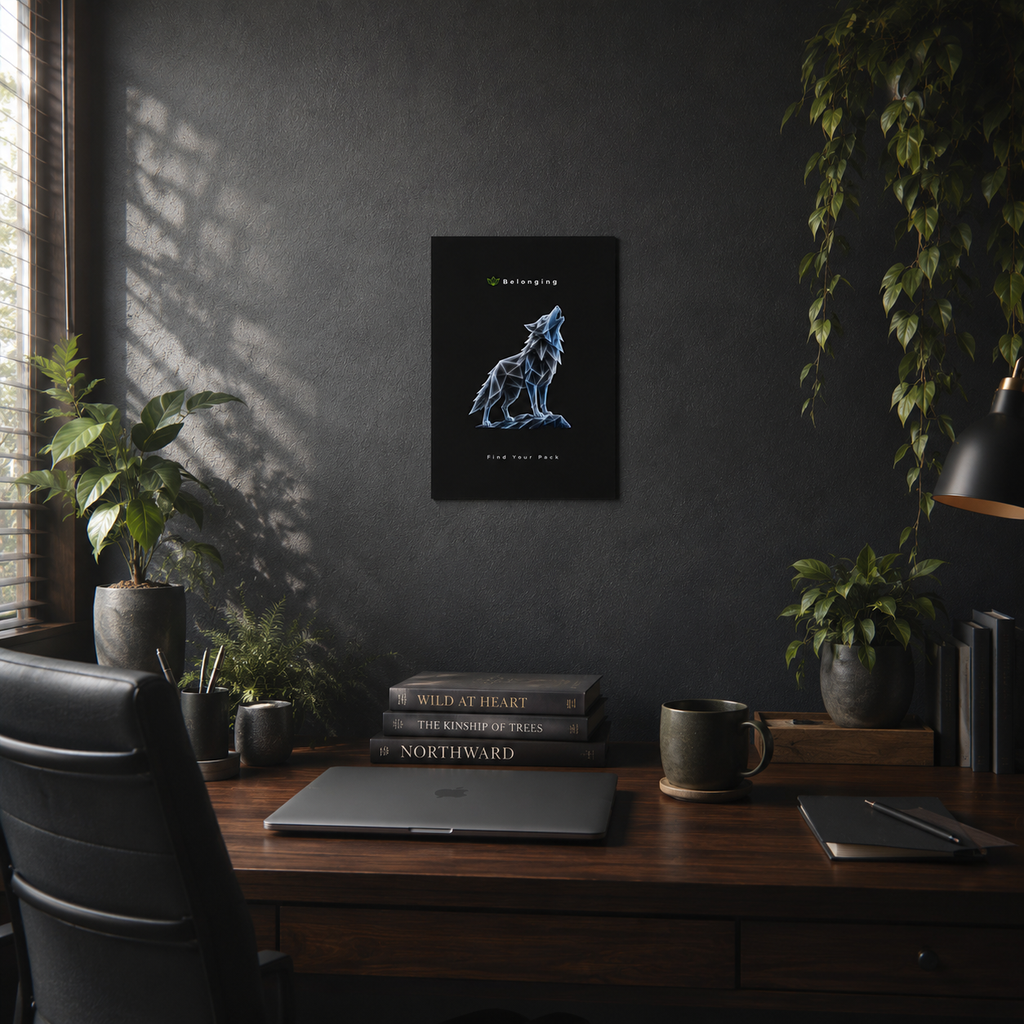 Belonging - Find Your Pack Aluminum Composite Panel | Find Your Pack wall art