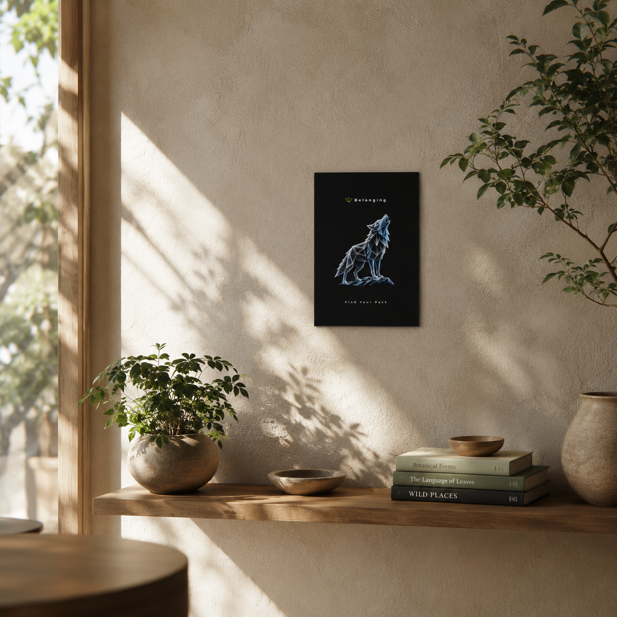 Belonging - Find Your Pack Aluminum Composite Panel | Find Your Pack wall art