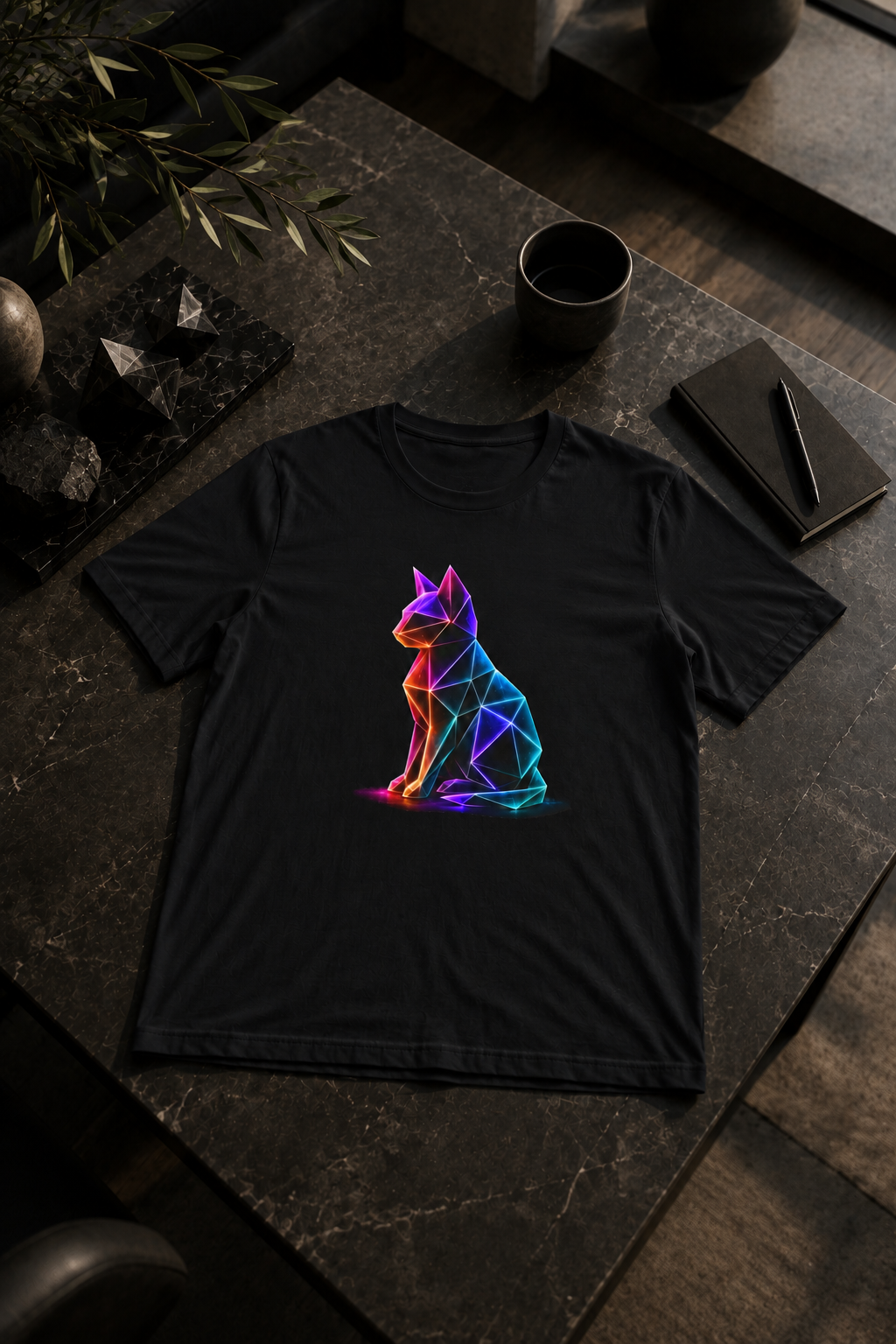 Origami Cat Shirt. Authenticity Instinct Tee