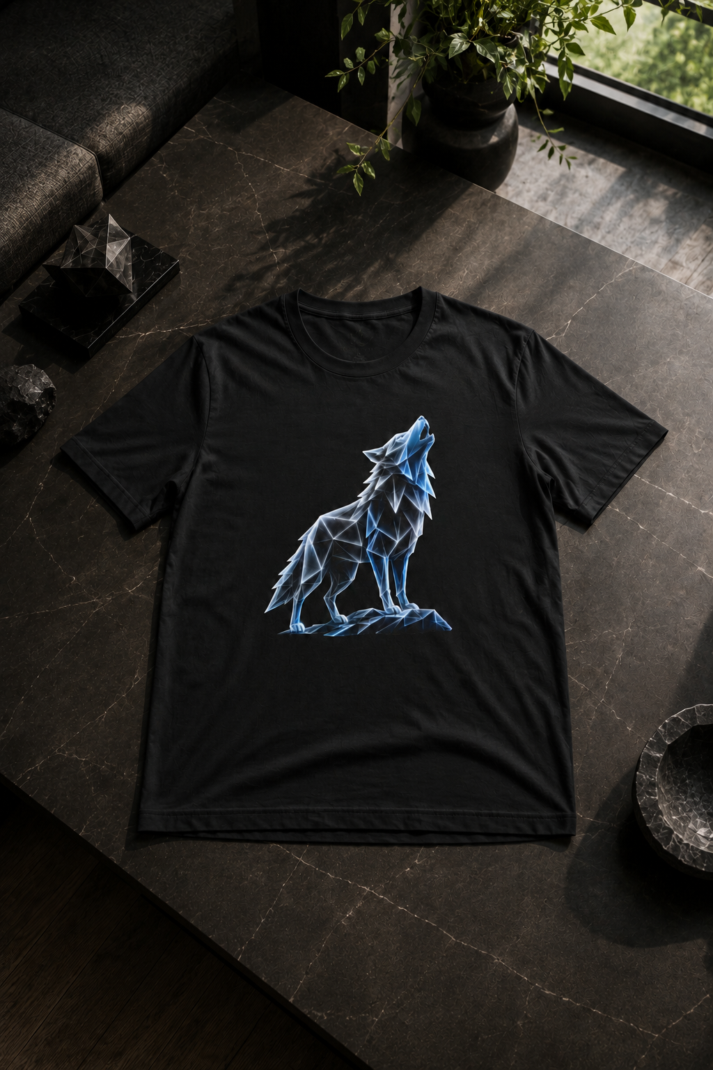 Origami Wolf T-Shirt. Belonging Instinct Tee