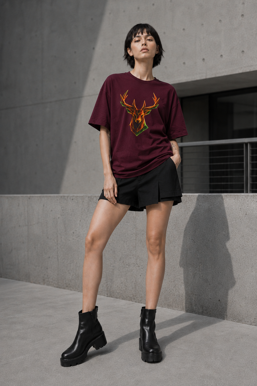 Origami Deer T-Shirt | Freedom Instinct Tee