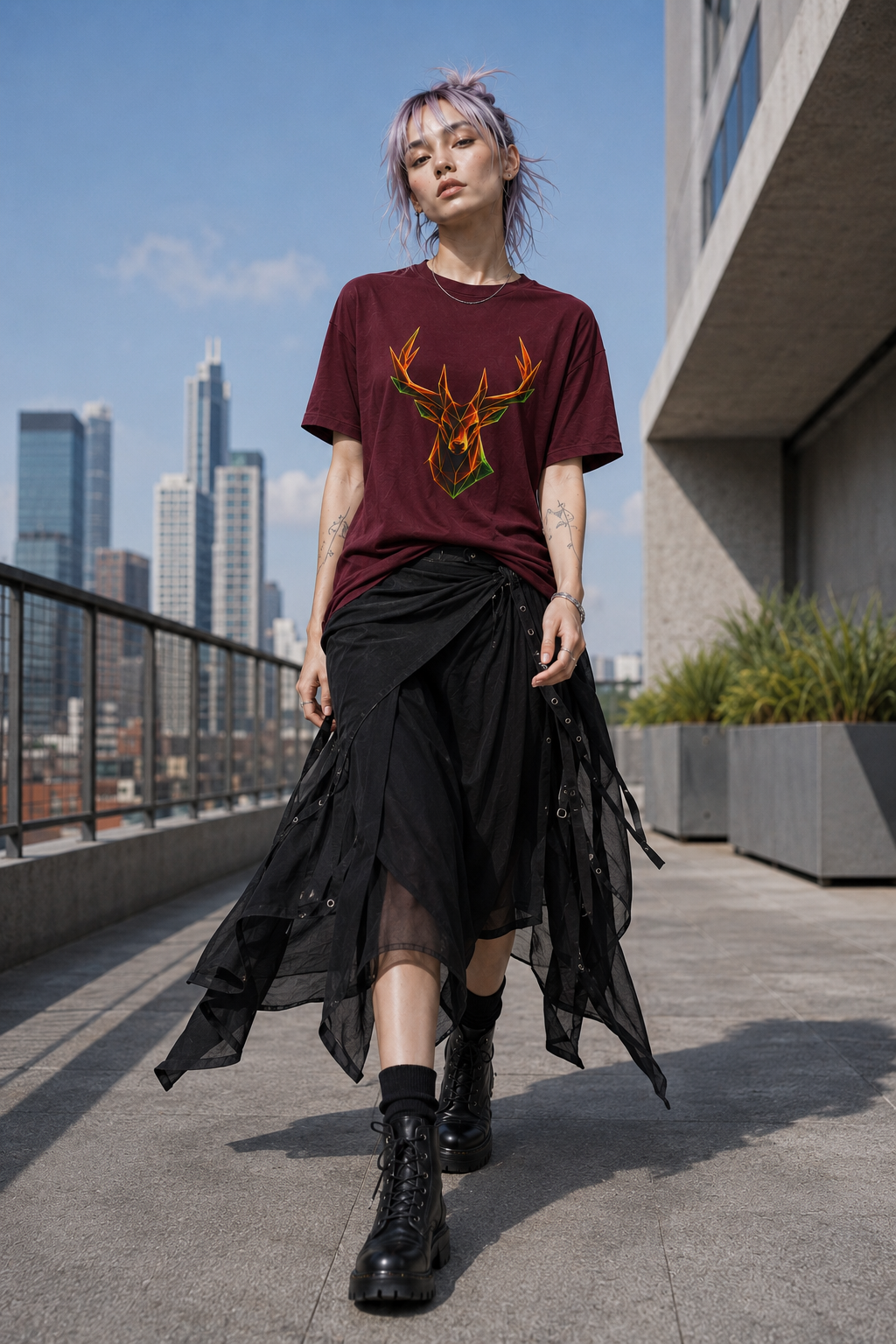 Origami Deer T-Shirt | Freedom Instinct Tee