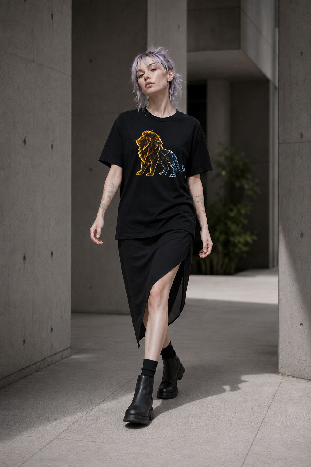 Origami Lion | Presence Instinct T-Shirt