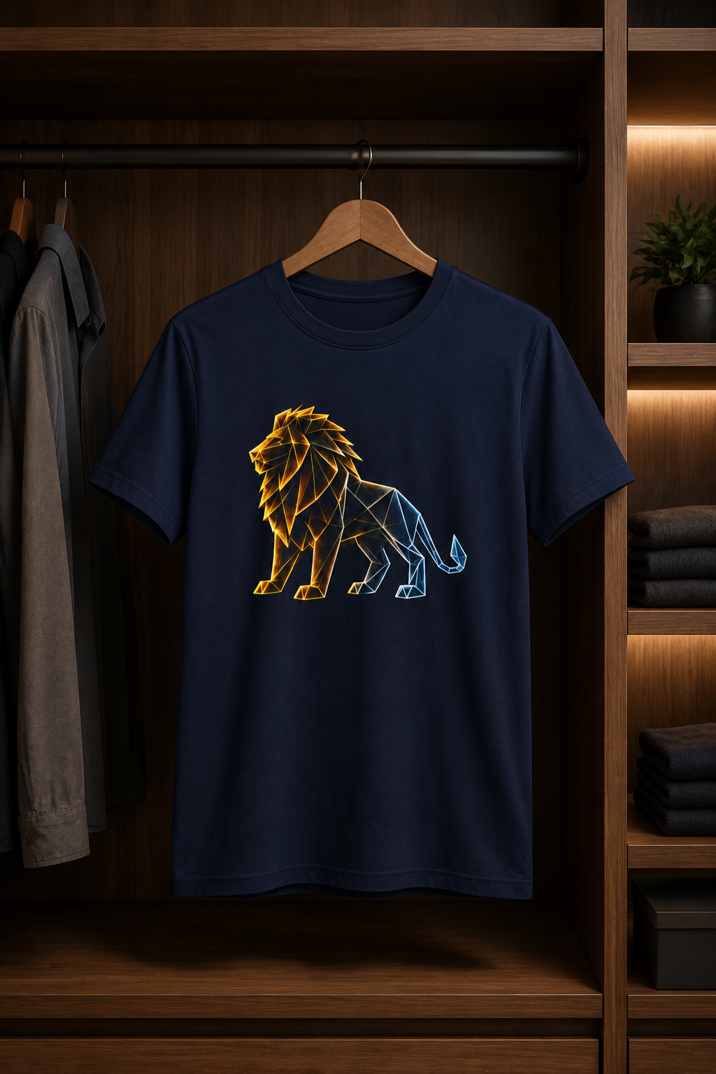 Origami Lion | Presence Instinct T-Shirt