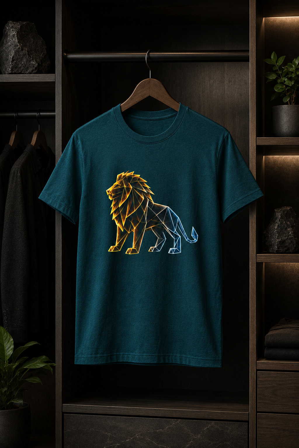 Origami Lion | Presence Instinct T-Shirt