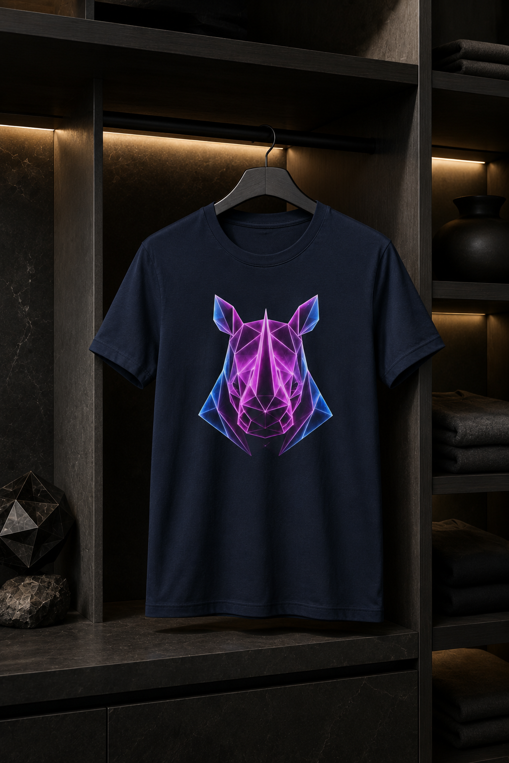 Origami Rhino T-Shirt | Resilience Instinct Tee