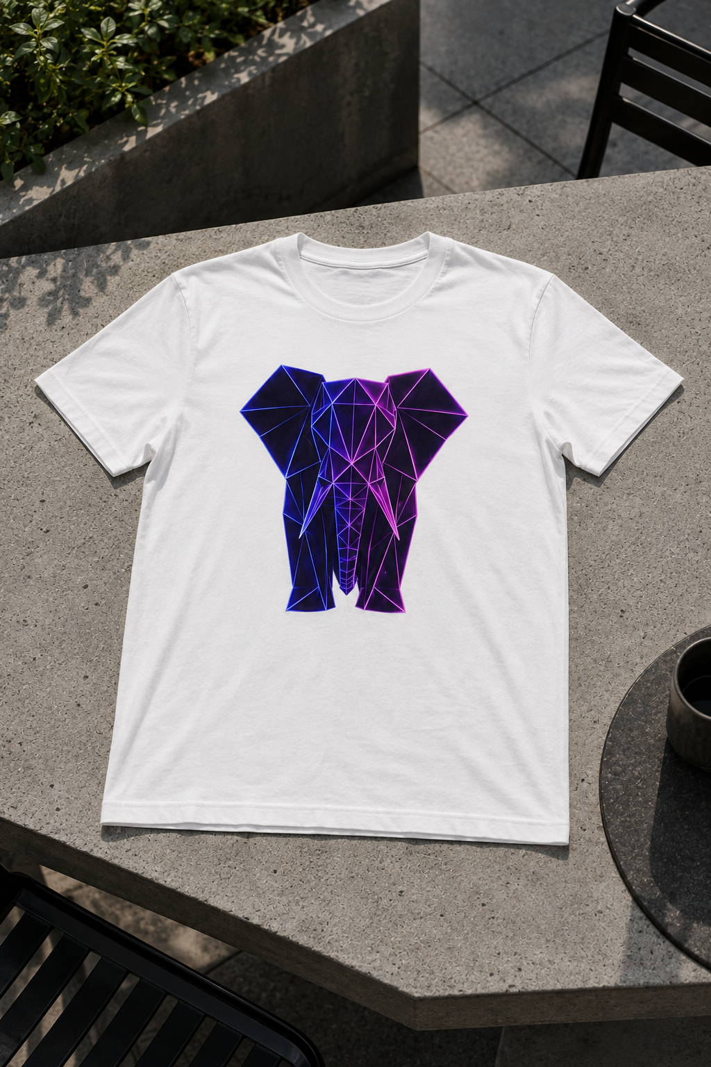 Origamy Elephant T-Shirt | Wisdom Instinct Tee